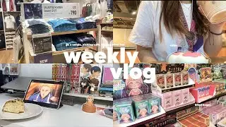 🍵 weekly vlog • jjk x uniqlo, cafes, blind box, study with me