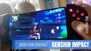 Como jogar GENSHIN IMPACT com controle no smartphone/tablet 