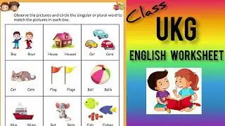 English worksheet for class UKG||ABCD||ABC||English activity for kids||