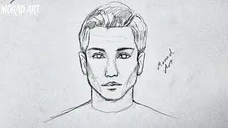 face drawing steps \very easy sketch drawing