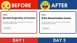How To Remove Limited Originality Of Content for  Facebook page monetization policy issues 2022