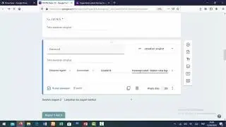 Membuat Password (Sandi) pada Soal Ujian Daring (Online) dengan Google Formulir