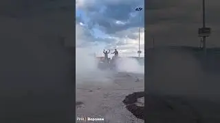 Зрелищное шоу каскадеров в Воронеже