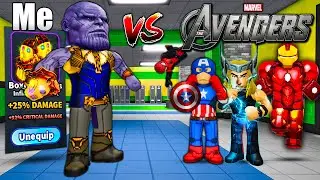 I Obtained The RAREST Gloves In Fight In A School & Went Against The AVENGERS