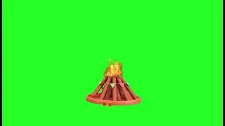 Bonefire Green screen free background, Green screen Campfire