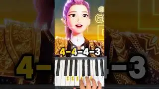 Golden Kpop Demon Hunters - Piano Tutorial 