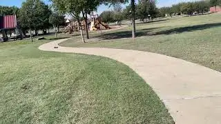 Some sidewalk driving with the Traxxas RC car