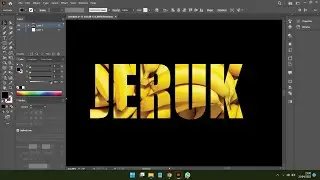 [TUTORIAL] Memasukkan Gambar ke Dalam Teks Menggunakan Adobe illustrator || Adobe Illustrator