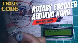 Arduino rotary encoder with interruptions | Free Code!!!