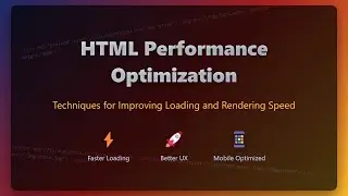 🚀 HTML Performance Optimization: Boost Website Speed & Core Web Vitals