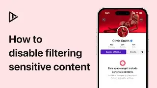 How To | Disable Sensitive Content on Tevi