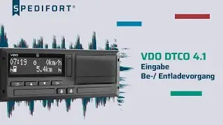 Intelligent tachograph VDO DTCO 4.1 - Input of loading/unloading process