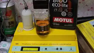Масло Motul 8100 Eco-lite 0W-20 API SN проверка CCS при.. -35гр.