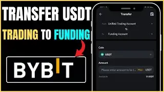 How To Transfer USDT From Unified Trading To Funding Wallet in Bybit -Convert Crypto Assets