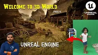How to add Green screen videos in unreal engine 5 and create vfx cgi animated video out simple