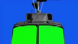 Flying helicopter with green screen HD video footage for free download 