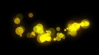 Green Screen : Golden Particle : For tranction effect : Free Download