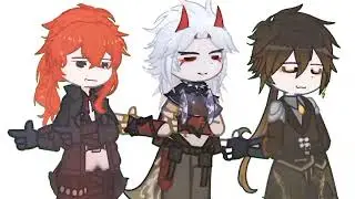 Шикарные танцы мужчин из Геншин. UwU