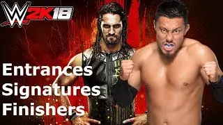 WWE 2K18 Akira Tozawa: Entrance/Signatures/Finishers