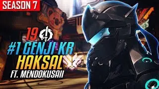 19 Blade Kills - HAKSAL 학살 - #1 Genji KR ft. Mendokusaii  [S7 TOP 500]