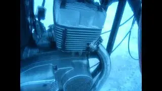 Двигатель Ява (Jawa) 350/638 тест 11.02.2019 после капремонта (г. Нижний Новгород)