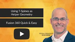 Using T-Splines as Helper Geometry