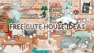 Cute Free House Ideas 🔆🧺🔑 | Toca Boca | Toca Life World ♡♡♡