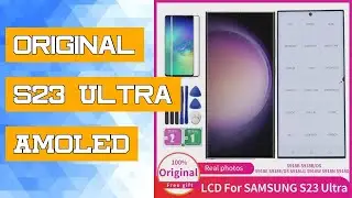 Original S23 Ultra AMOLED Samsung Galaxy S23 Ultra Display LCD S918U1 S918B S918W S918N Touch Screen