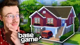 i built a SMALL house for a *BIG* family in The Sims 4 👨‍👩‍👧‍👦🏠