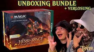 MTG Lord of the Rings Opening Bundle deutsch | Magic the Gathering Unboxing Trader | Herr der Ringe