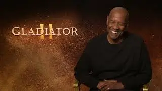 GLADIATOR II: Denzel Washington official movie interview | ScreenSlam