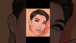 Drawing Dani DMC - Adobe Illustrator #danidmc #art #vvdrip #adobe #adobeillustrator