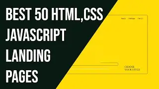 50 Best HTML, CSS, and Javascript Landing Pages | Landing Pages Codes with Codepen