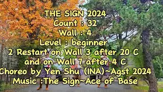 THE SIGN 2024 LINE DANCE | CHOREO BY YEN SHU (INA) | @RosesLineDance | BEGINNER LEVEL