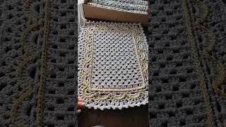 сервировочные салфетки крючком 😍 #вязаниекрючком #crochet #crochetdoily