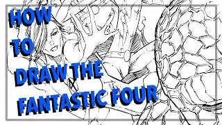 How to draw the Fantastic Four