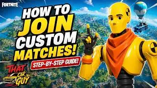 How to Join a Fortnite Custom Match (Step-by-Step Guide) 🎮 | Custom Battle Royale Tutorial