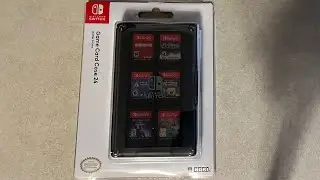 Unboxing HORI Game Card Case 24 for Nintendo Switch Officially Licensed by Nintendo