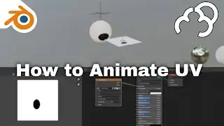 How to Animate a UV Map in Blender 2.8 Tutorial