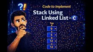 Implementation of Stack using Linked List in C | Pritesh D. Patel | [in Hindi ]