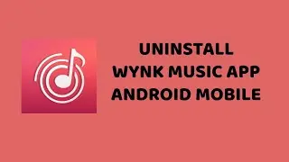 Android Mobile | How to Remove Wynk Music App | Uninstall Wynk Music | DR technology