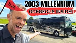 PEAK Luxury!! 2003 Millennium Prevost XL2: Shaming Modern RVs 20 Years Later