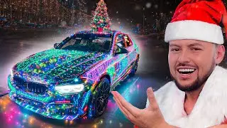 НАРУШАЮ ПДД на САМОЙ ЯРКОЙ BMW M3 в костюме ДЕДа МОРОЗа