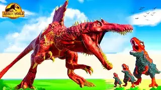 ALL Super Hero Dinosaurs Pack vs Color Pack Dinosaurs Battle in Jurassic World Evolution