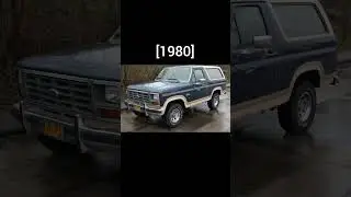ford bronco evolution [1966-2023]#pbc #shorts