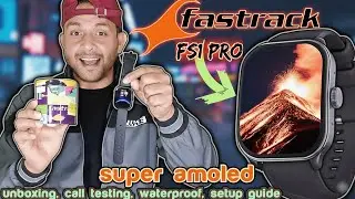 fastrack revoltt fs1 pro review | Setup guide | unboxing | call testing | waterproof #fastrackwatch