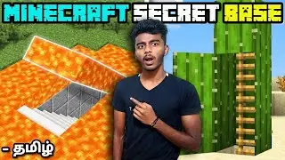 Minecraft SECRET BASE in Tamil | BUILDING SECRET BASE IN MINECRAFT WITH AKASH | MINECRAFT IN TAMIL