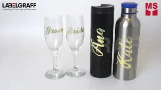 Print and Cut Fancy Custom Name Decal Stickers with LX610e