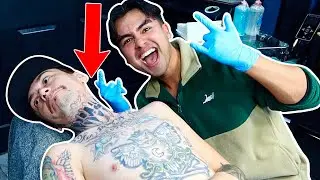 TATTOOING A THROAT