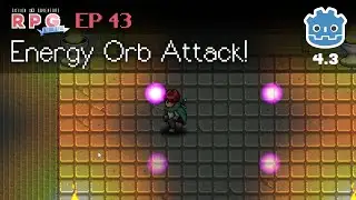 Boss Energy Orb Attack // E43 // Make a 2D Action & Adventure RPG in Godot 4